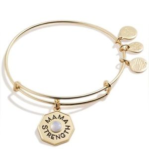Alex & Ani Mama Strength Expandable Charm Bracelet- NEW